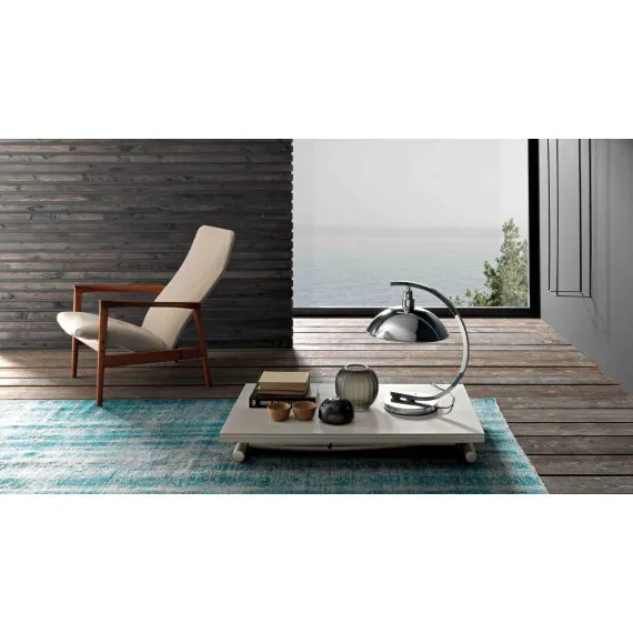 Verwandlungstisch Bessy von Altacom, wandelbar zum Esstisch