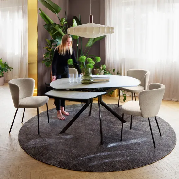 Ausziehbarer Tisch Giove Plus mit simultanem System Connubia