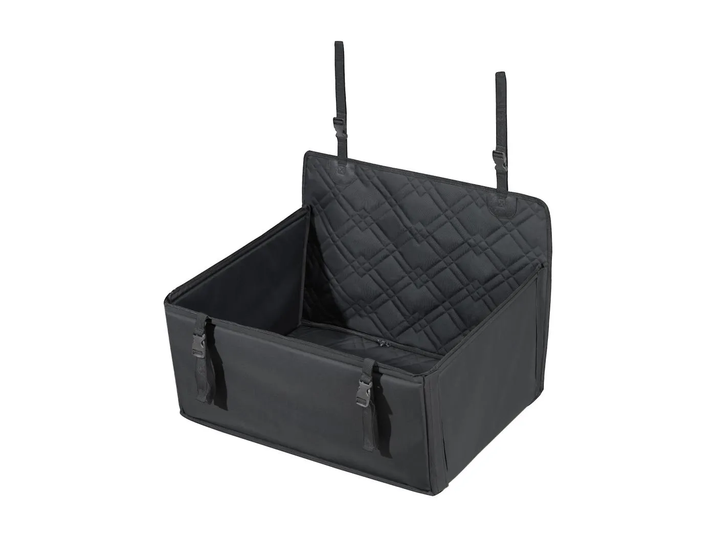 Hunde-Autositzerhöhung SucceBuy, Größe S/M/L (bis 22 kg), Farbe Schwarz