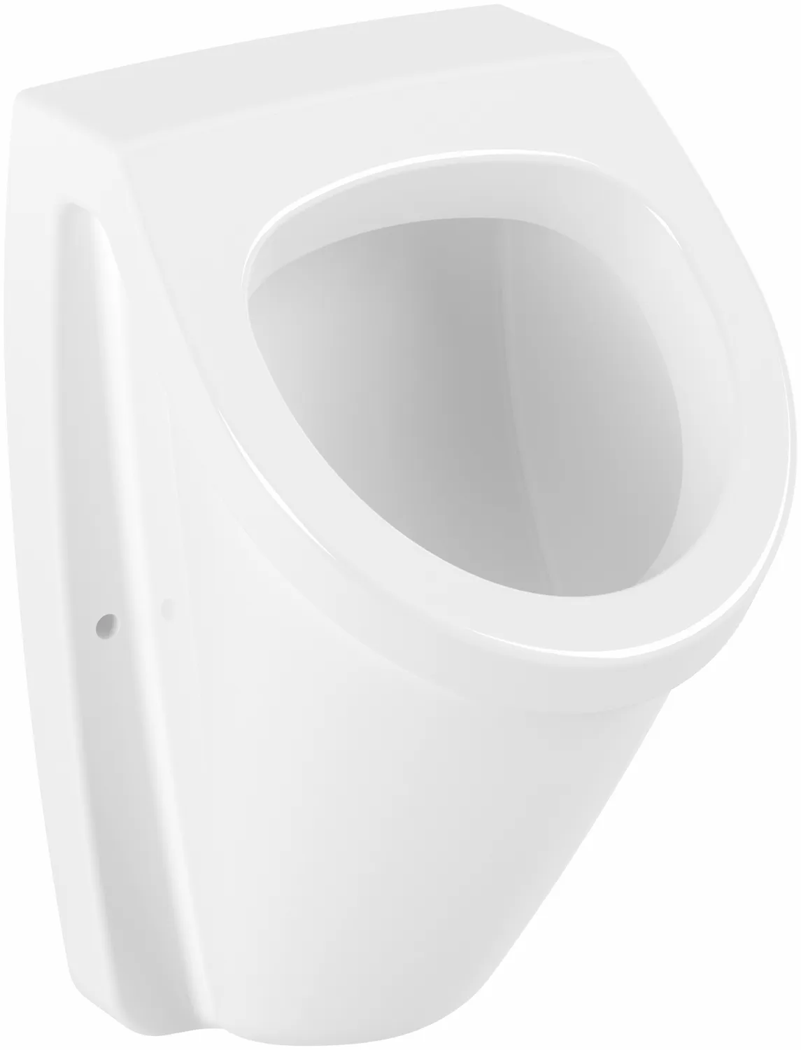 Urinal „Newo“, Zulauf von hinten, Befestigung verdeckt 32 × 54,5 × 34 cm in Weiß Alpin
