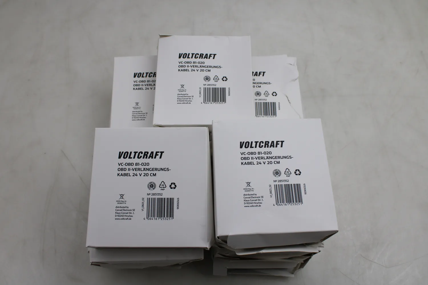 Voltcraft Vc Obd 81 020 Obd Ii Verlängerung Vc 14256760 Verlängerungskabel 13 St B-Ware