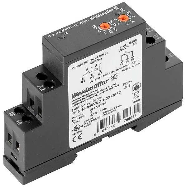 Weidmüller Zeitrelais Tfis24 240 Vuc1 Cooffc Multifunktionsrelais Relais Modul B-Ware