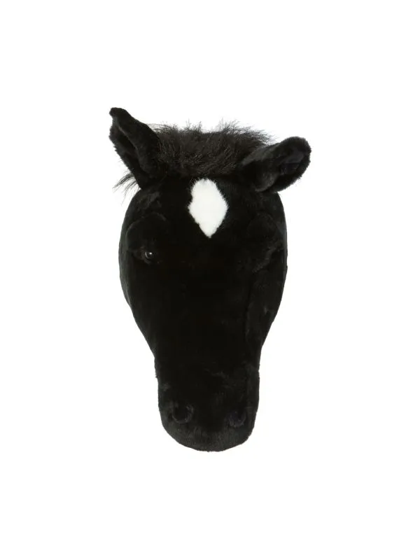 Wild & Soft Paard Peter Dierenkop Zwart