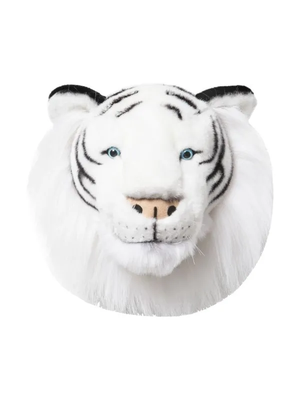 Wild & Soft Tiger Albert Tierkopf Weiß